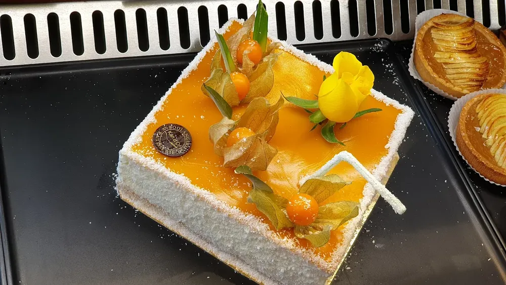 Entremet mangue-passion